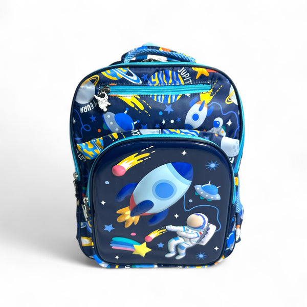16 Inch Space Astronaut School Bag for Grade 1 Till Grade 2 Boys