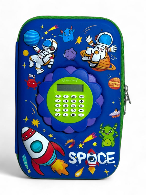 Space Astronaut Pencil Pouch With Calculator