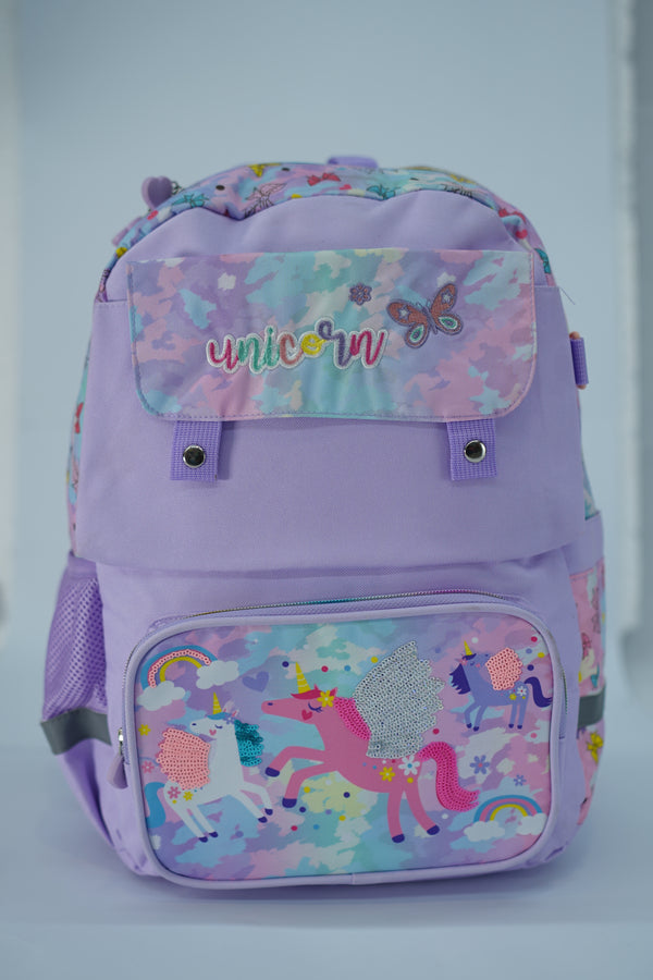 17 Inch Unicorn School Bag By Vest For Grade 1 Till Grade 3 Girls