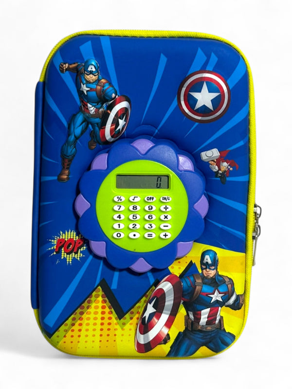 Avengers Pencil Pouch With Calculator