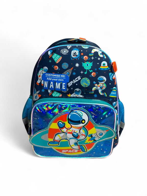 14 Inch Space Astronaut School Bag for Nursery till Grade KG Boys By Vest