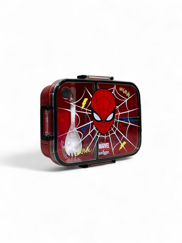 Original Smiggle Spiderman 1200ML Trio Large Lunchbox - BPA Free