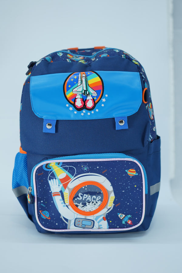 17 Inch Space School Bag By Vest For Grade 1 Till Grade 3 Boys