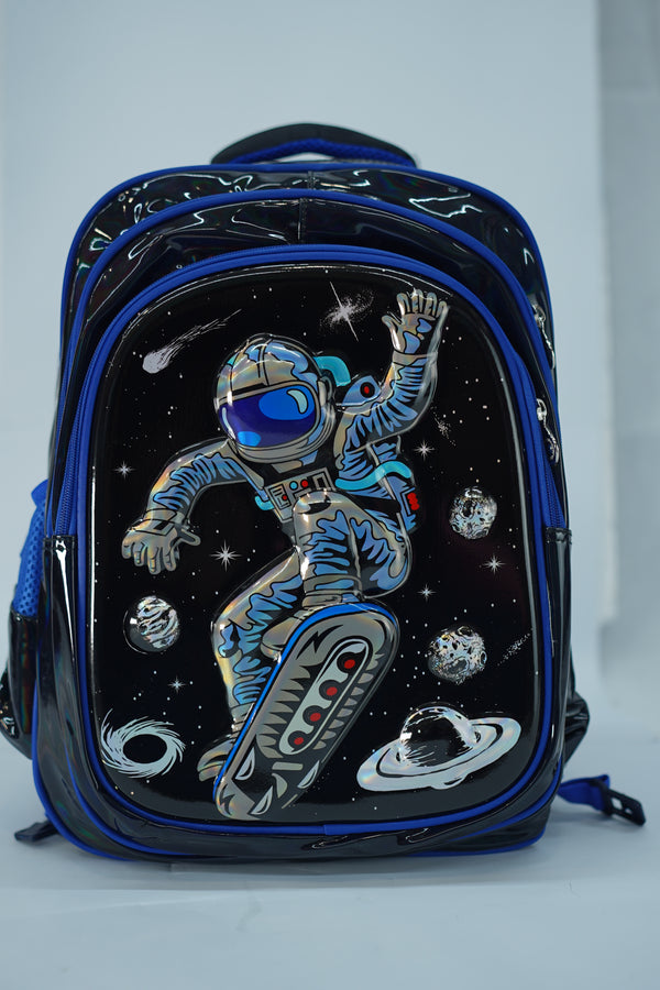 17 Inch Space Astronauts 4D School Bag For Grade 1 Till 3 Boys