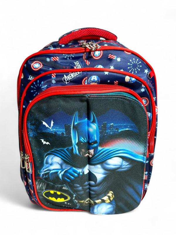 19 Inch 3 IN 1 Character Flaps School Bag For Grade 2 Till Grade 5 Boys