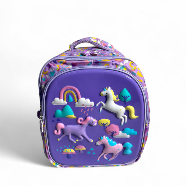 12 Inch Unicorn School Bag for Play Group Girls