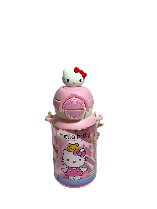 Hello Kitty Dual Sipper BPA Free Water Bottle 650ML