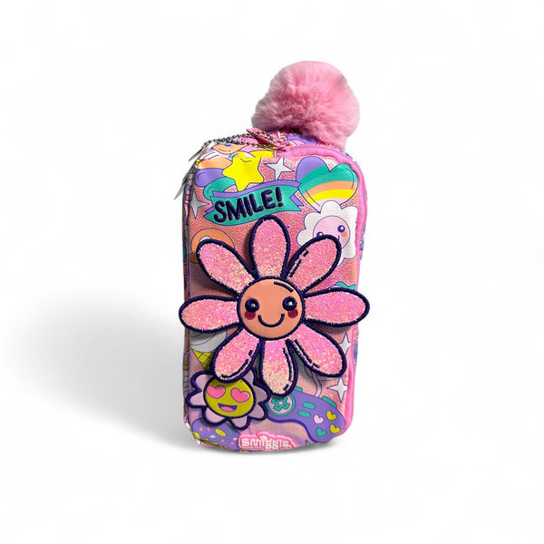 Original Smiggles Pink Floral Pencil Pouch
