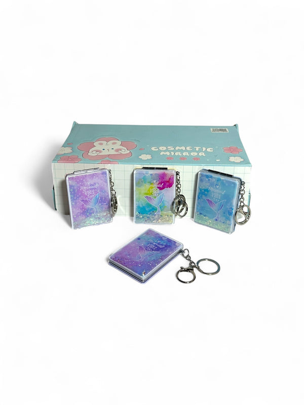 Mermaid Cosmetic Mirror Keychain