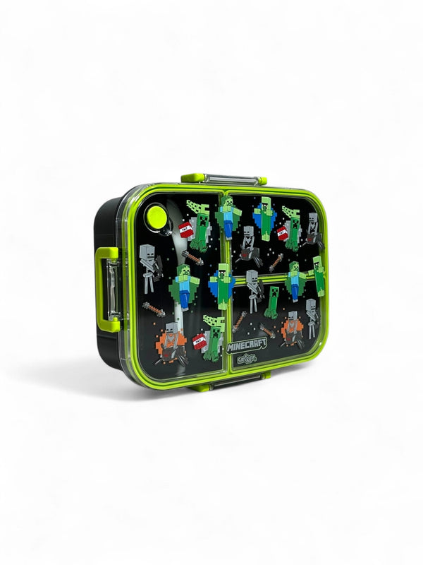 Original Smiggle Minecraft 1200ML Trio Large Lunchbox - BPA Free