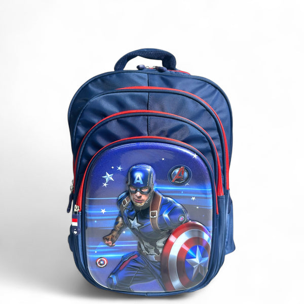 18 Inch Avengers School Bag For Grade 2 Till Grade 5 Boys