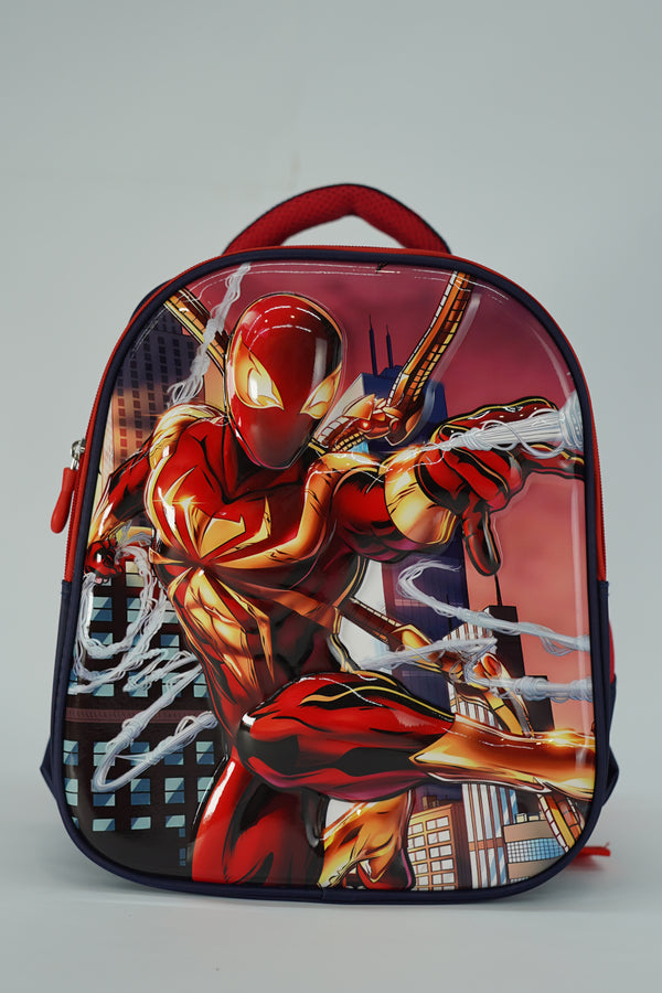 14 Inch Spiderman 3D School Bag For Nursery Till KG Boys