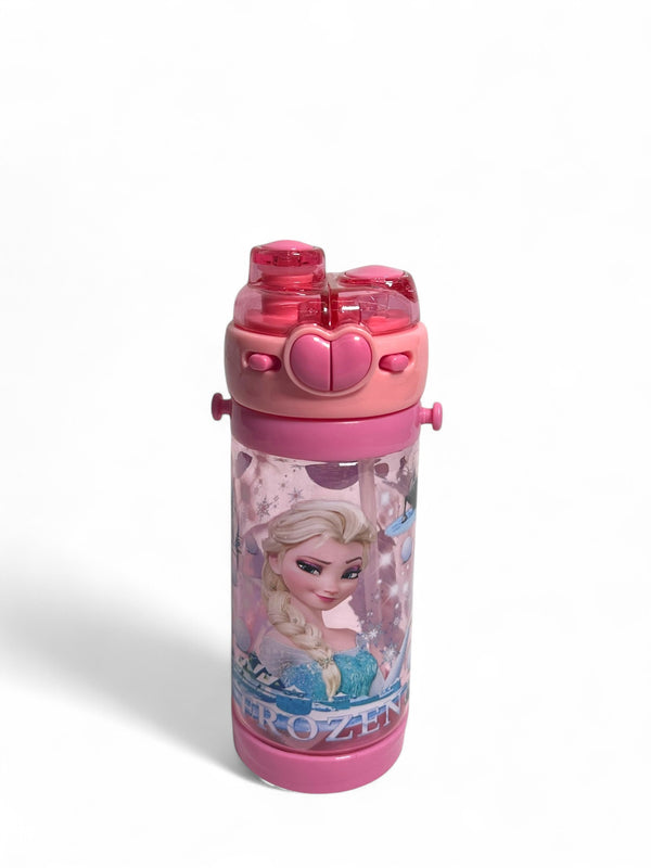 Frozen Dual Sipper BPA Free Water Bottle 500ML