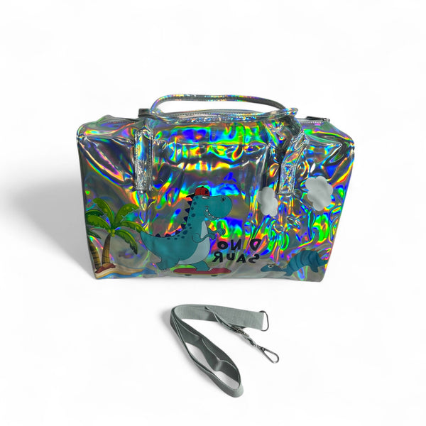 15 Inch Dino Duffle Bag For Boys