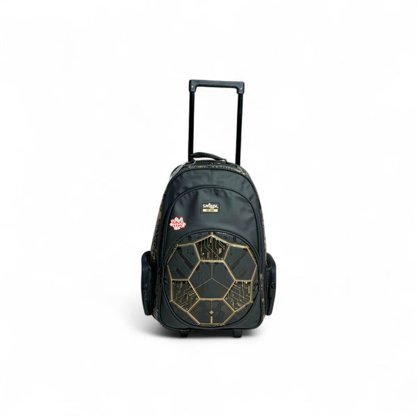 Original 20 Inch Football Trolley School Bag for Grade 1 Till Grade 5 Boys