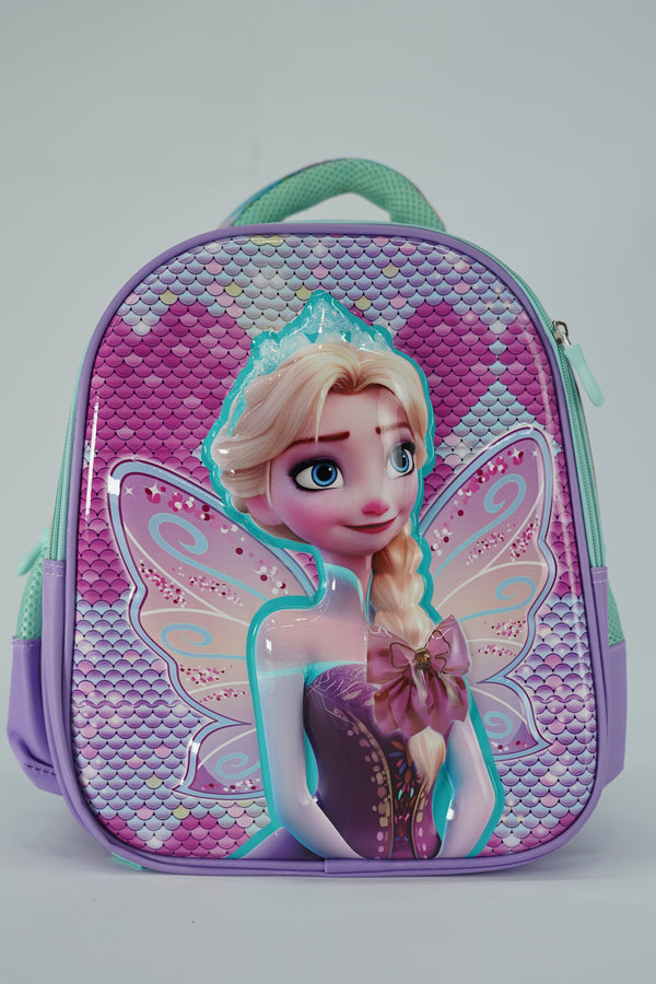 14 Inch Frozen 3D School Bag For Nursery Till KG Girls