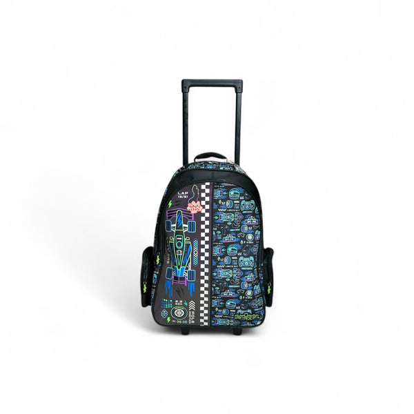 Original 20 Inch Car Trolley School Bag for Grade 1 Till Grade 5 Boys