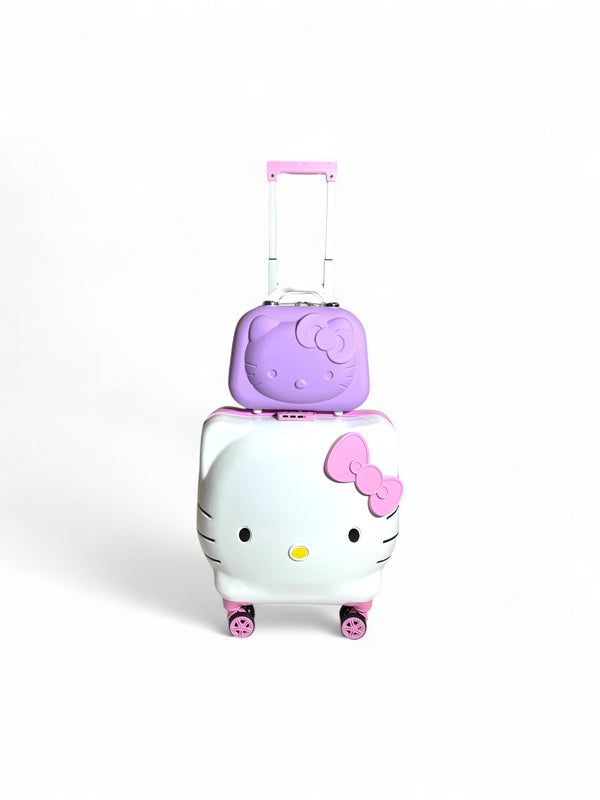 Hello Kitty Luggage With Vanity Bag