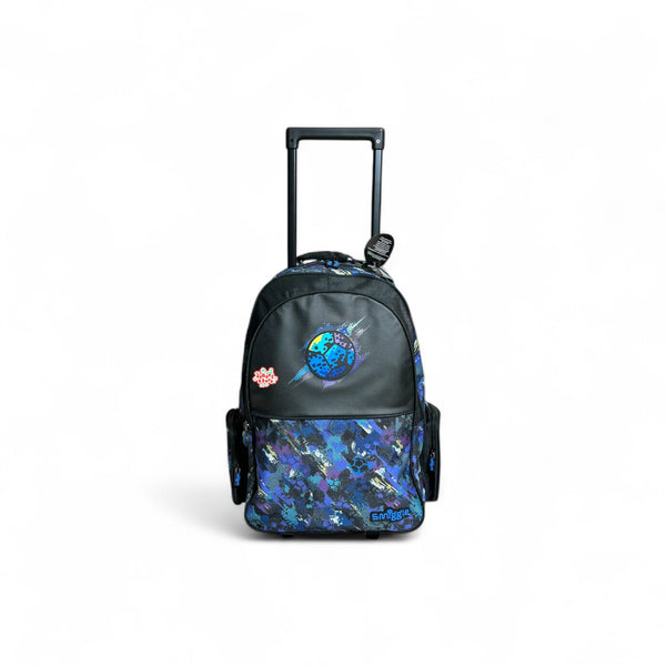 Original 20 Inch Football Trolley School Bag for Grade 1 Till Grade 5 Boys