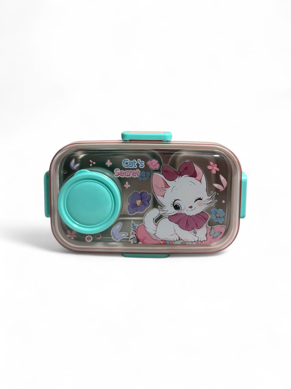 Kitty 700ML stainless Metal Lunchbox