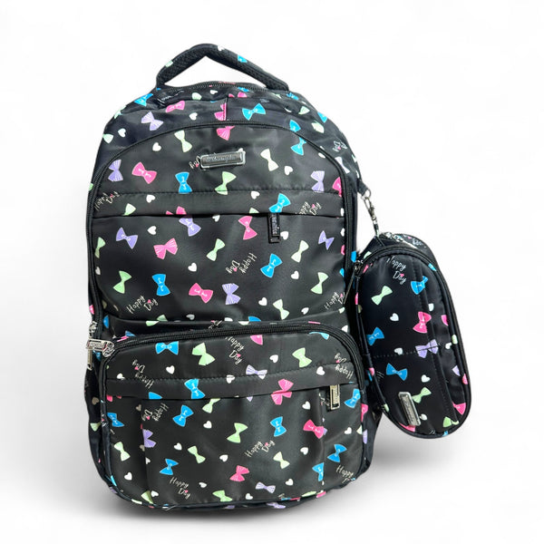 20 Inch Libangda + Pencil Pouch School Bag For Grade 3 Till Grade 8 Girls