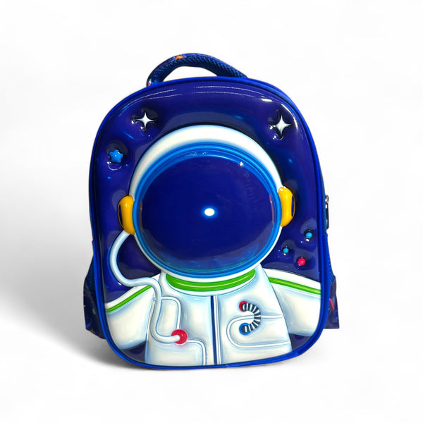 13 Inch 3D Space Astronaut School Bag for Nursery till Grade KG Boys