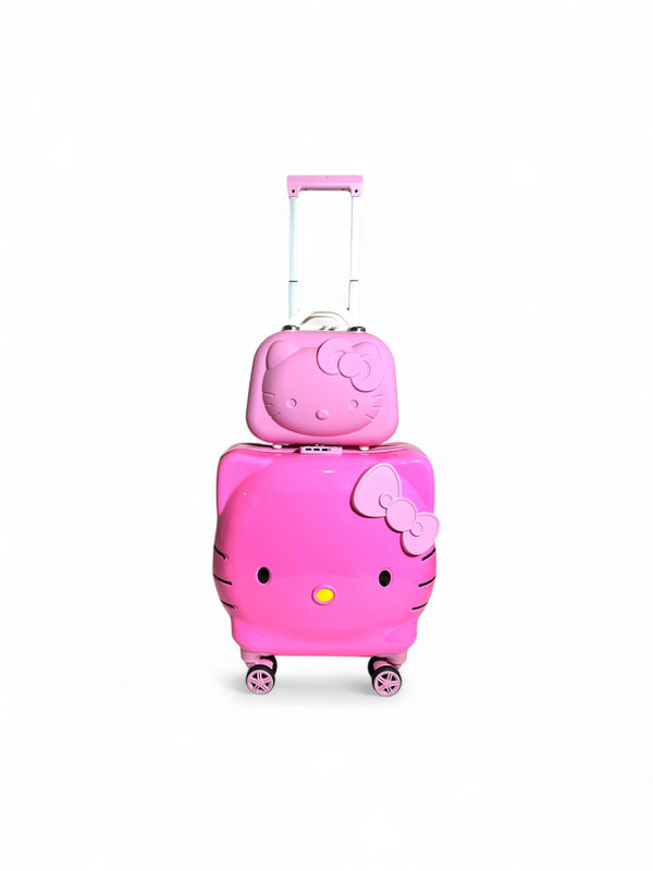 Hello Kitty Luggage With Vanity Bag