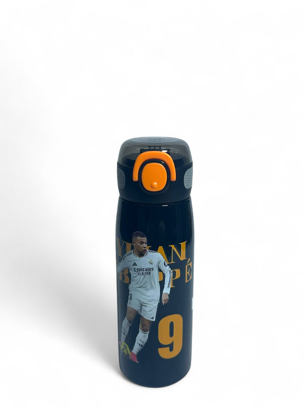 Kylian Mbappe Stainless Metal Water Bottle 500ML
