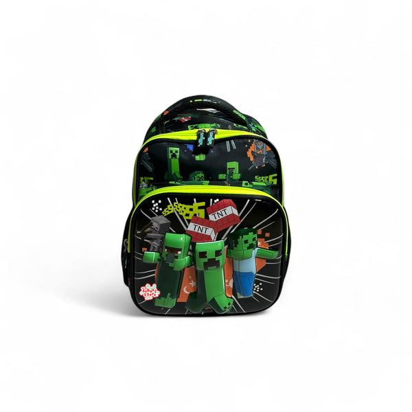 10 Inch 3D Minecraft School Bag For Play Group Boys