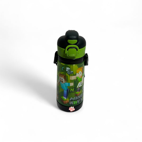 Minecraft Dual Sipper BPA Free Water Bottle 350ML